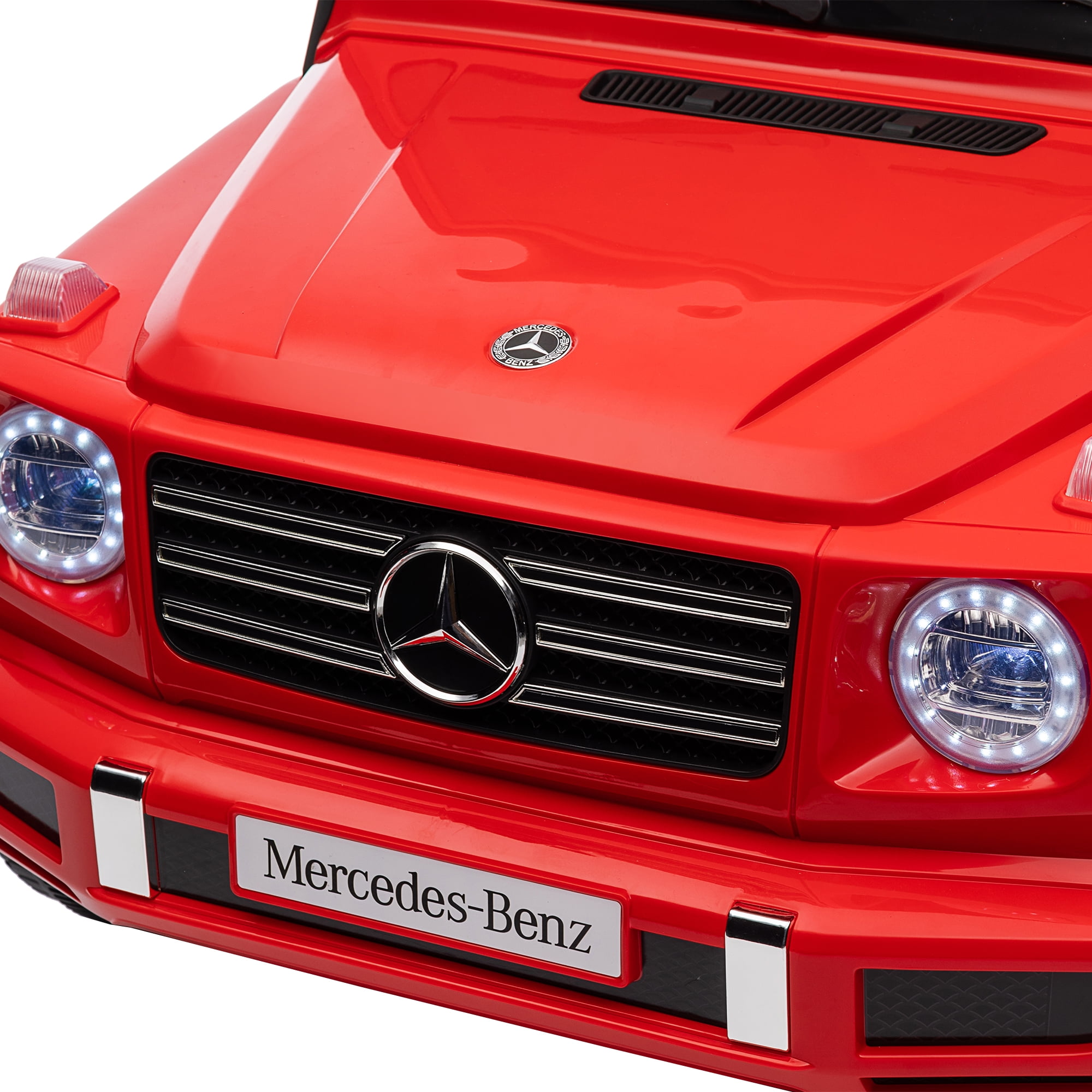 CIPACHO Kids Ride On Cars, Licensed Mercedes-Benz G500, 24V Battery Powered Toy Electric Car for Kids with 2.4GHz Remote Control, Red