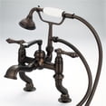 thumbnail image 1 of Water Creation F6-0004-03-AL Robinet de Baignoire Classique Réglable au Centre du Pont - Bronze Huilé&44; Brun, 1 of 1