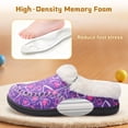 thumbnail image 4 of JOINFREE Kids Boys Girls Slippers Non-slip Fuzzy Memory Foam House Slippers, 4 of 9
