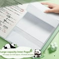thumbnail image 4 of High Quality School Office Capybara Test Paper Storage Organizer Paintings Collection Book Panda Storage Booklet Archives Bag File Bag A4 File Folder GREEN 60PAGES, 4 of 8