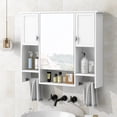 35'' x 28'' Modern Wall Mounted Bathroom Storage Cabinet, Bathroom Wall ...