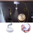 thumbnail image 3 of LED Closet Light, 2 Pack Indoor RGB Spotlight Wireless Battery Operated with Remote Control LED Night Light for Cabinet Kitchen Bedroom Painting Statue Display Cabinet (Straight Lamp Holder), 3 of 5