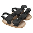 thumbnail image 2 of Zanarzt Sandals Baby Boys Girls Summer Sandals Outdoor Beach Anti Slip Rubber Soft Sole Toddler First Walker Shoes Black,US 5, 2 of 6