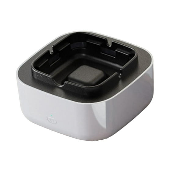 portátil , eliminador de humo lavable, purificador de de aire recargable por USB, para interior de coche, oficina, hogar, Gris shamjiam Cenicero sin humo