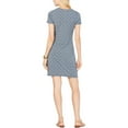 thumbnail image 2 of Michael Michael Kors Printed Tie Waist Dress Sizes Navy/Sea Green 2XL, 2 of 2