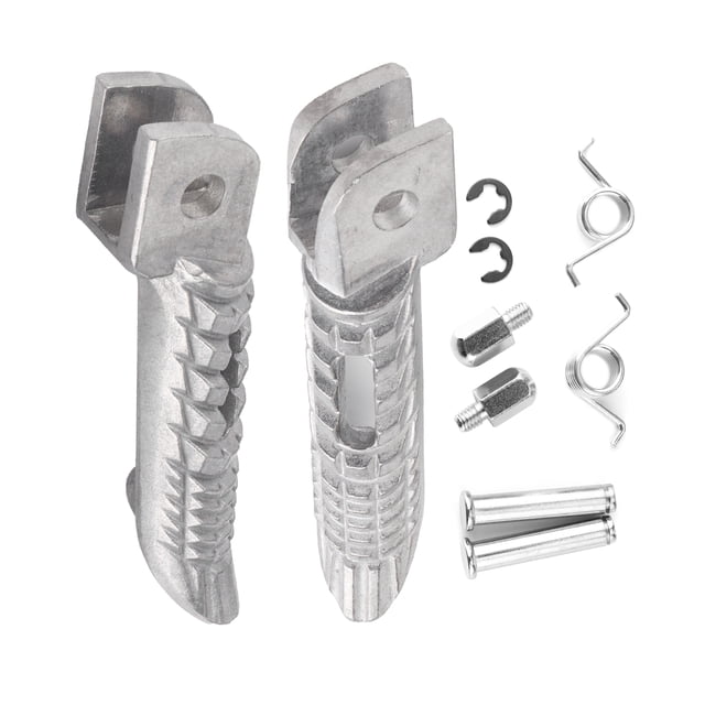 Motorcycle Foot Peg Front Foot Peg Front Motorcycle Footpeg 2Pcs Motorcycle Front Footrest Foot Peg Replacement Fit For GSXR 600 750 1000 2001-2014