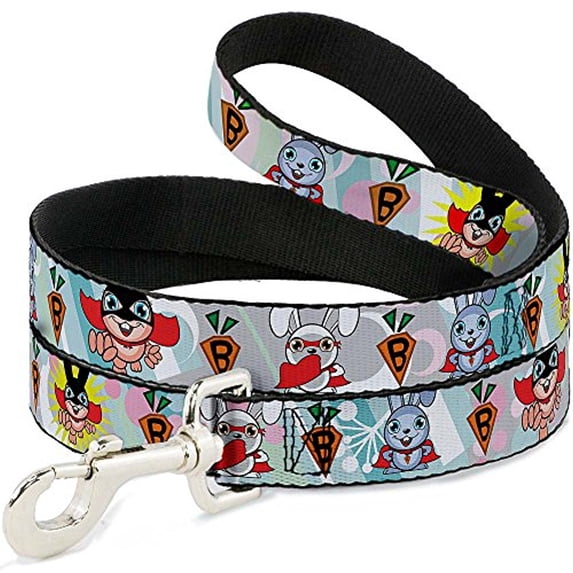 Buckle-Down Pet Leash - Cali Bear Silhouette & Star CALIFORNIA REPUBLIC - 4 Feet Long - 1 2" Wide