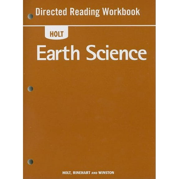 Holt Earth Science: Directed Reading Workbook
