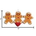 thumbnail image 5 of Ornaments by Elves Personalized Family of 3 Christmas Gingerbread Ornaments 2024 for Xmas Tree, 5 of 9