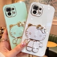 thumbnail image 2 of Carcasa Para Xiaomi Mi 11 lite 10T 11T Pro Funda Suave Lindo Gato Soporte Girar Maquillaje Espejo Teléfono Cubierta Trasera Gao Jiahui unisex, 2 of 2