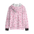 thumbnail image 3 of FUIALDOLG Girls Sweatshirt Hoodie Pink Leopard Print Zip Up Jacket with Pocket Animal Winter Outwear Jacket for Girls Hooded Long Sleeve Tops, Size XL, 3 of 7