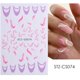 thumbnail image 1 of Pegatinas de uñas de línea de Metal, 3D, plata, espinas doradas, vid, líneas curvas, cinta de rayas, deslizadores de remolino, Gel adhesivo de manicura, calcomanías de Arte de uñas, 1 of 4