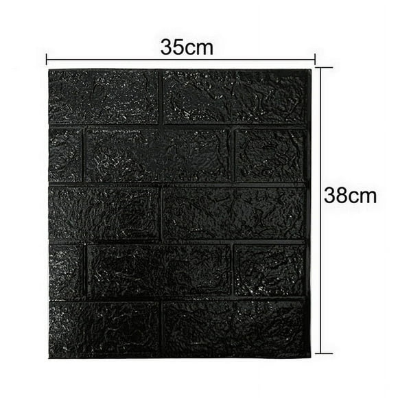 60x 3D wallpapers stone look wall panels self-adhesive wall stickers brick; 60 pieces 5D wallpapers stone look wall panels self-adhesive wall stickers brick.