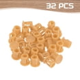 thumbnail image 3 of Uxcell 32Pcs Tapones de Agujero de Plástico, Tapones de Agujero de Tipo Flush para Muebles de Armario de Agujero de Bloqueo de 5 mm Naranja, 3 of 6