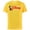 Yellow, variant on Disney Mickey Mouse Race Car Driver Family Trip 2026 Racing - Short Sleeve Cotton T-Shirt for Adults - Customized-Black