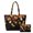 Autumn Maple Leaf Print, variant on Tutolipy Red Fire Dragon Quilted Shoulder Bags for Travel, Portable Casual Tote Bags Handbags and Purses Set of 2 Polyester Purses and Handbags Set