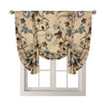 thumbnail image 1 of 1 panel de cortinas de ventana impresas con bolsillo para barra de corbata. Leyfeng Cortina al aire libre, 1 of 7