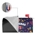 thumbnail image 5 of Haiem Happy Mardi Gras Mailbox Covers Magnetic ,Mailbox Wraps Post Letter Box Cover for Holiday Garden Yard Decor-25.5x21 in, 5 of 9