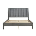 thumbnail image 6 of Pemberly Row Contemporary Wood California King Size Platform Bed in Gray, 6 of 9