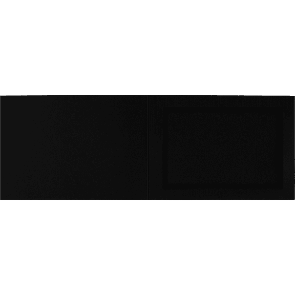 LUXPaper 5 x 7 Landscape Photo Holder, Black Linen, 25/Pack