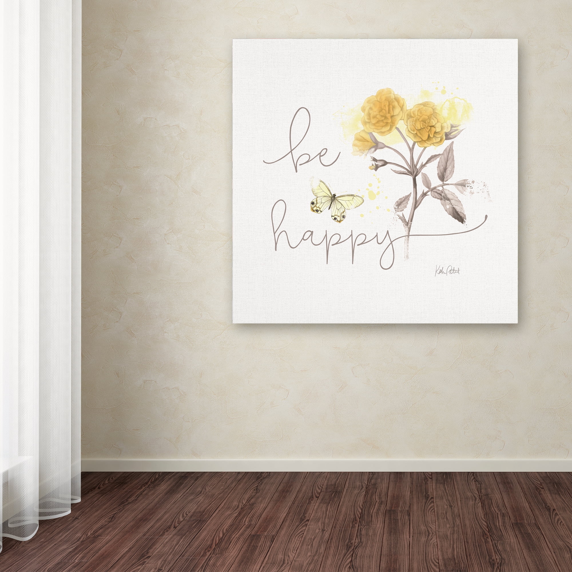 Trademark Fine Art 'Sunny Day VIII' Canvas Art by Katie Pertiet
