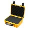 thumbnail image 2 of DYNWAVECA Tool Box Waterproof Hard Case with Sponge Universal Storage Box Protective for Microphone Testing Equipment Tools Electronics Yellow, 2 of 10