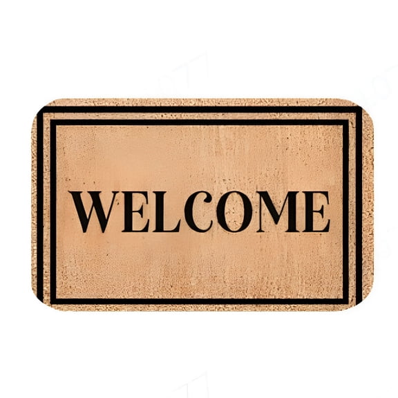 RLESO Doormat Non Entryway Indoor Outdoors Mats Doormat Rug for Layering Decorative