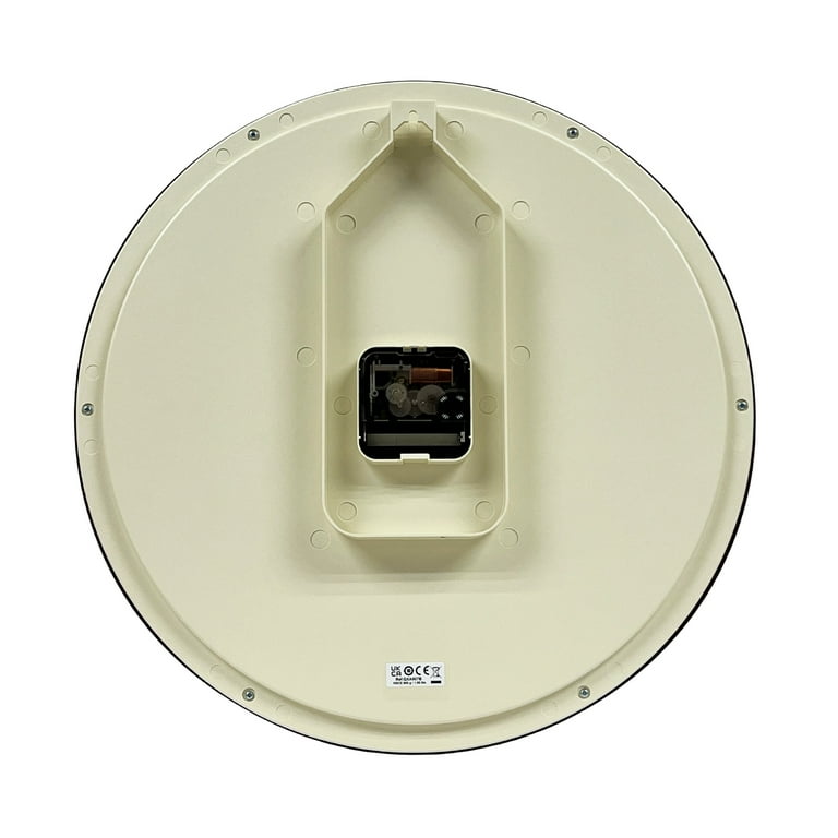 Seiko 14 inch Shigato Round Wall Clock Cream Brown Analog
