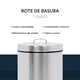 thumbnail image 3 of Bote de Basura Metalico ColorHome Acero Inox Con Pedal Cocina 12L gris, 3 of 7