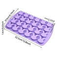 thumbnail image 3 of Easter 24 Even Rabbit Silicone Baking Tray Chocolate Cake Point Mould, 3 of 7