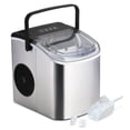 thumbnail image 1 of Máquina de hielo HealSmart para encimera, 26 libras de hielo y 24 horas, color plateado, 1 of 7