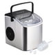 thumbnail image 1 of Máquina de hielo HealSmart para encimera, 26 libras de hielo y 24 horas, color plateado, 1 of 7