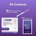 thumbnail image 6 of HORMONElife Early Result Pregnancy Test Strips, Ultra Sensitive 10 mIU HCG Detection, 15 Count, 6 of 7