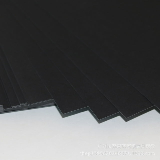 unbranded 50Ud Papel A4 Negro De Papel Para DIY Tarjetas Personalizadas Y Proyectos Creativos