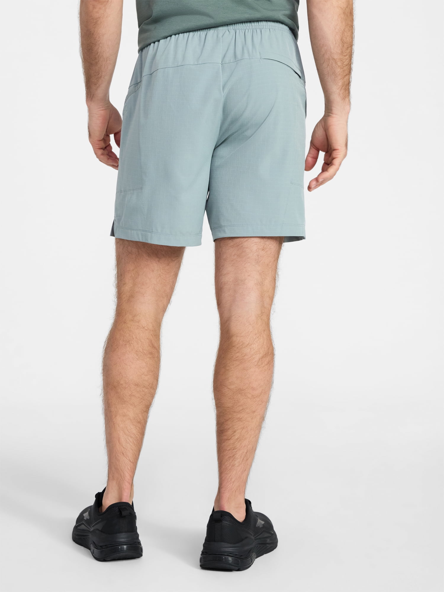 Athletic Works Men's and Big Men's Ripstop Shorts, 7" Inseam, Sizes XS-3XL