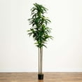 thumbnail image 4 of Nearly Natural Potted Dracaena Artificial Tree - 9' - Green, 4 of 5