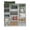 White#4, variant on Shelving Units, Idalia 2 Piece Living Room Set with 2 Bookcases, White, White Display Shelves,Particle Board Metal Shelving Units, Furniture Primary Living Space Display, Shelving & Etageres