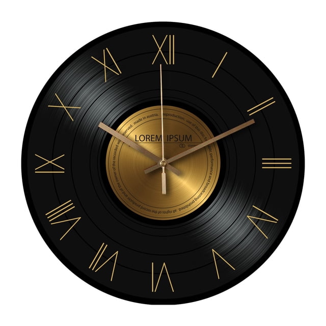 Cateissary Reloj de pared atemporal, silencioso, grande, para sala de estar. Electrodomésticos cuatro