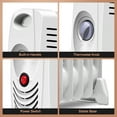 thumbnail image 3 of Costway 700 W Portable Mini Electric Oil Filled Radiator Heater 7-Fin Thermostat Home, 3 of 9