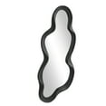 thumbnail image 6 of DecMode 18" x 39" Black Wavy Abstract Wall Mirror with Dimensional Frame, 6 of 9