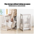 thumbnail image 6 of Folding Library Ladder Chair Lightweight Portable Multifunctional Step Stool, 6 of 13