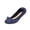 Blue, variant on Leozcaa Women Round Toe Flat Shoes Dressy Ballet Flats Bow Comfortable Pointed Dress Shoes Ballerina