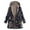 Navy, variant on Women's Sherpa Jacket Lightweight Fleece Lined Warm Winter Hooded Coat Long Sleeve Fuzzy Fleece Outerwear Oversize Navy XL