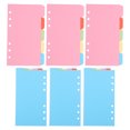 thumbnail image 6 of TABLZONE 6Set Assorted Color Paper Dividers for Notebook with Tabs Compatible with 6 Hole Binder, 6 of 7