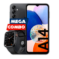 thumbnail image 1 of Combo Celular Samsung Galaxy A14 128GB/4GB Ram Negro + SMARTWATCH, 1 of 1