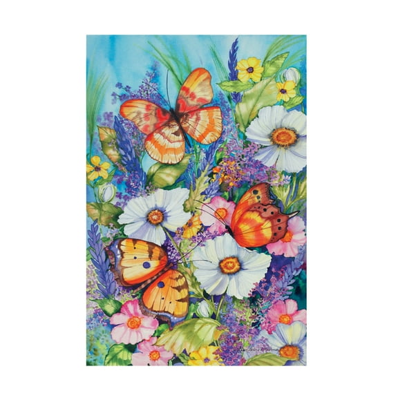Trademark Fine Art 'Butterfly Garden Floating' Canvas Art by Kathleen Parr McKenna