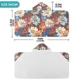 thumbnail image 4 of Yayeee Kids Hooded Towel with Hand Pockets Beach Soft Absorbent Bath Wrap 50 x 23.5 inch, Vibrant Floral, 4 of 5