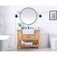thumbnail image 6 of Elegant Lighting VF60142NW-BS Clement 42" Free Standing Single Basin Vanity Set - Natural, 6 of 8