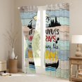 thumbnail image 3 of Homewish Vintage Boat Black Out Curtains for Teens Boys Girls,Lake House Curtains Pack of 2 (42x63 Each),Lodge Cabin Bedroom Curtains,Luxury Bedroom Decor, 3 of 6