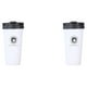 thumbnail image 1 of Taza de viaje duradera Wosthever de Acero inoxidable color blanco 500ml, 1 of 6